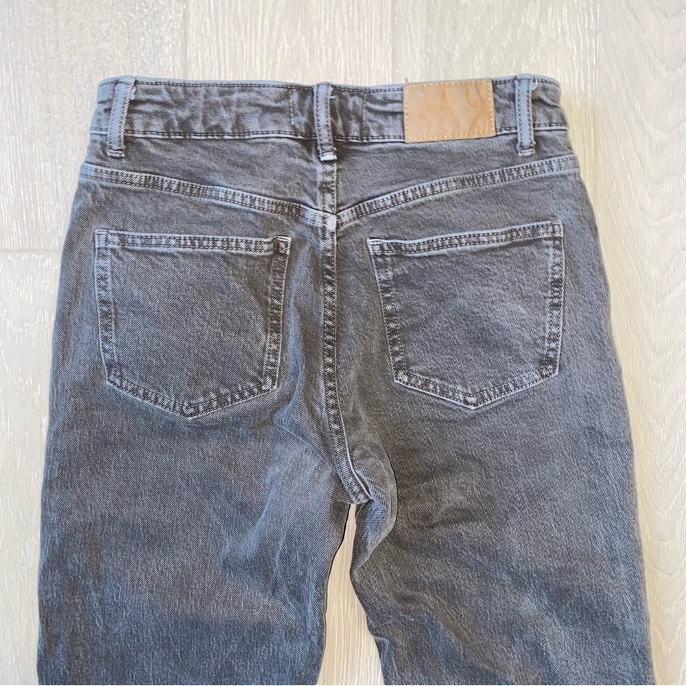 Zara Split Hem Slim Jeans in Brown size 2 - Picture 14 of 14